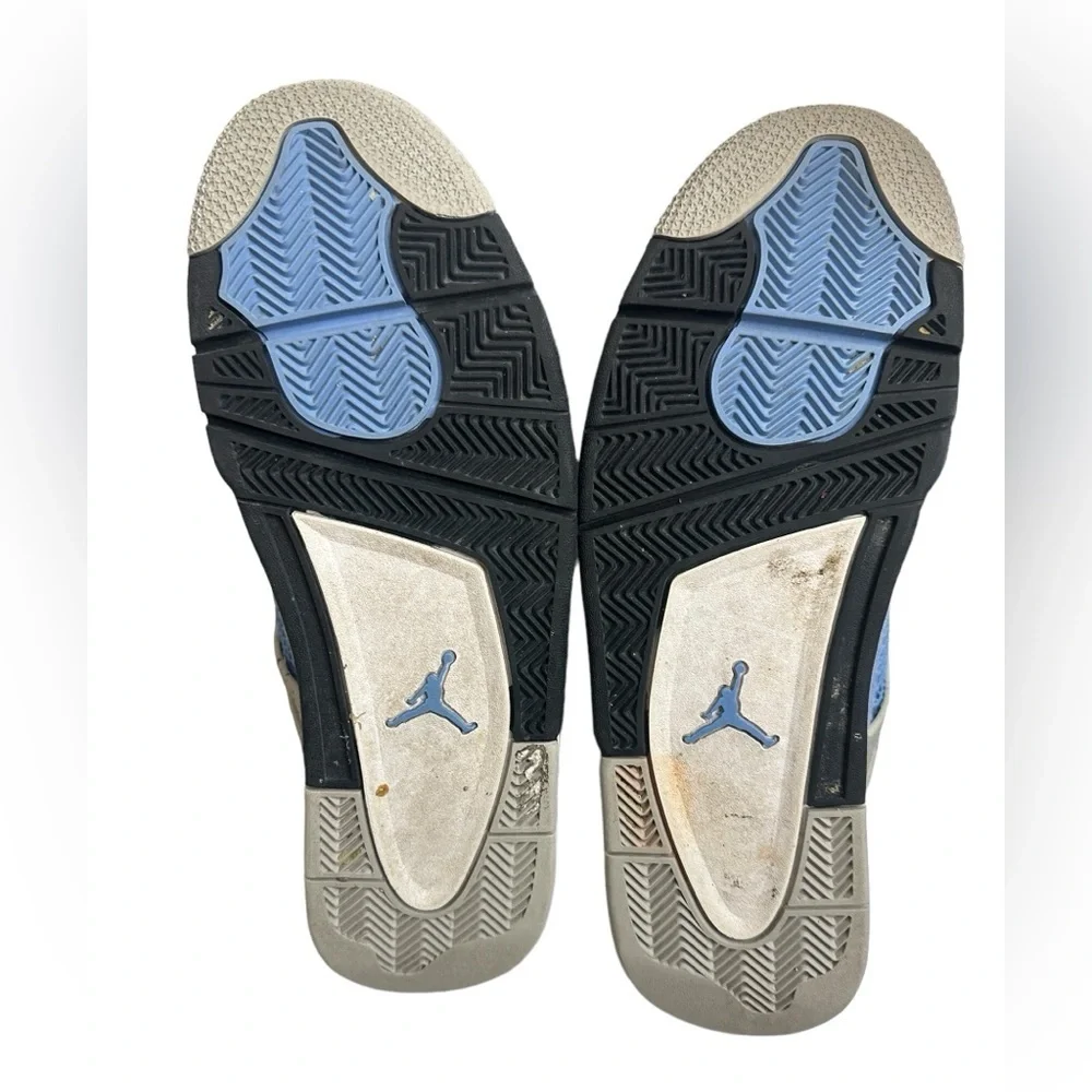 Air Jordan 4 Retro University Blue Nike Athletic Shoes 12 Mens